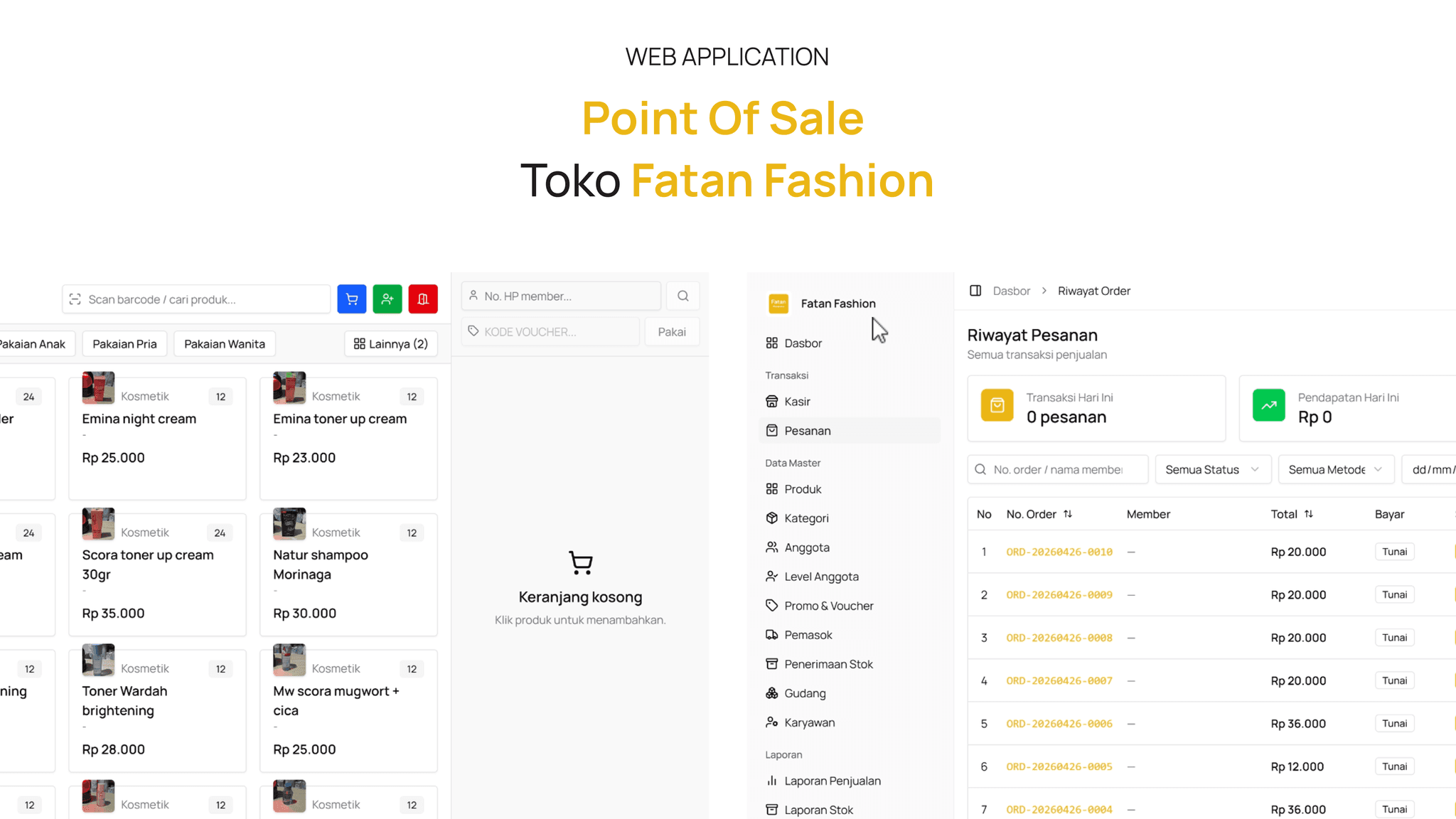 Fatan Fashion POS